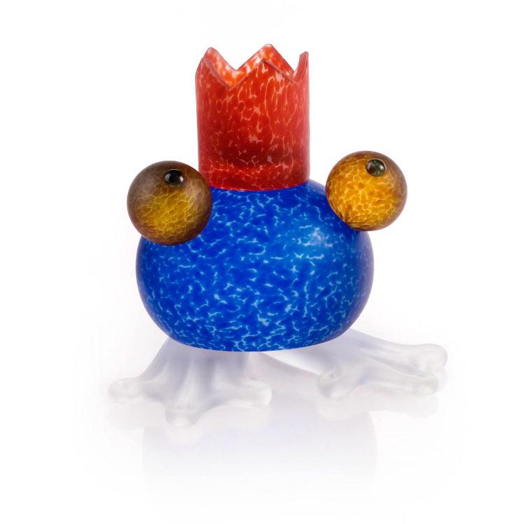 FROSCH CANDLEHOLDER BLUE